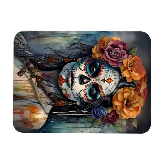 De Skull Queen Magneet (Horizontaal)