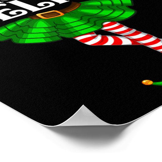 De Sky Elf Kerstmis Grappige Kerstmis Matching Fam Poster (Hoek)