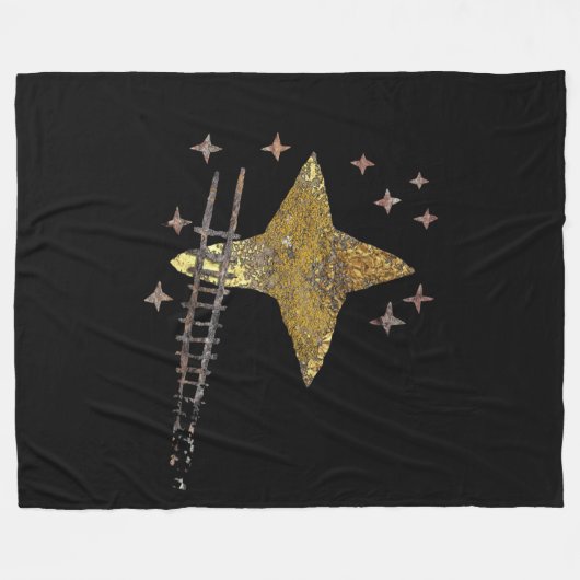 DE SKY IS DE GRENSFLEECE BLANKET FLEECE DEKEN (Voorkant (Horizontaal))