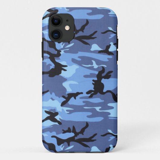 De Sky is de limiet van de Sky Blue Camo Case-Mate iPhone Case (Achterkant)
