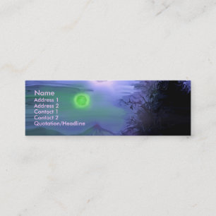 De Sky-profielkaart van de andere wereld Mini Visitekaartje