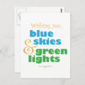 De Skydivers Wish Briefkaart (Voorkant / Achterkant)