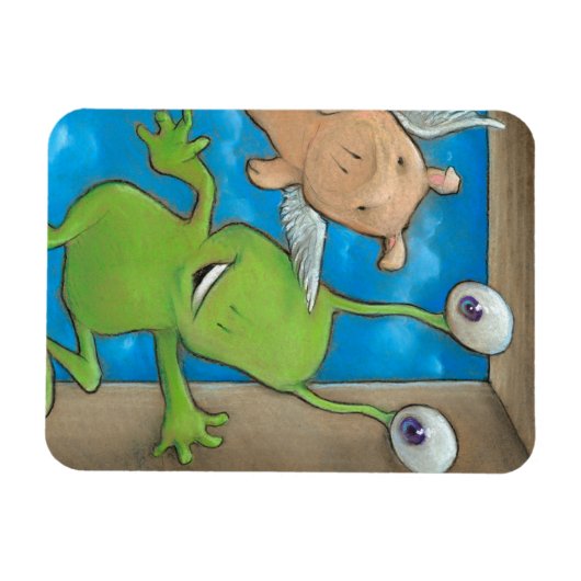 De skydoor van Sluggo Magneet (Horizontaal)