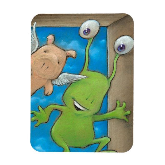 De skydoor van Sluggo Magneet (Verticaal)