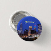 De Skyline Cleveland OH Button (Voorkant /achterkant)