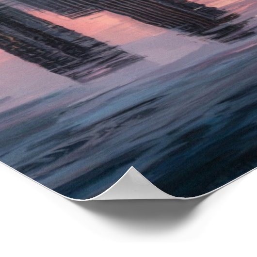 De skyline van Boston, Boston Ma Us Poster (Hoek)