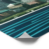 De skyline van Boston, Boston Ma Us Poster (Hoek)