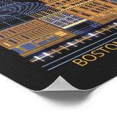 De skyline van Boston, Boston Ma Us Poster (Hoek)