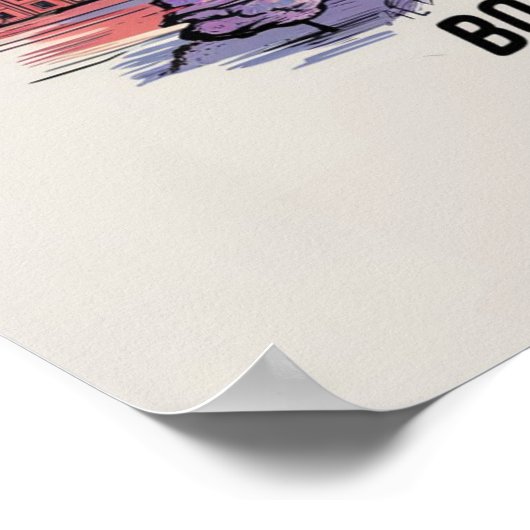 De skyline van Boston, Boston Ma Us Poster (Hoek)