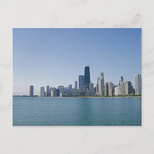 De skyline van Chicago Briefkaart (Voorkant)