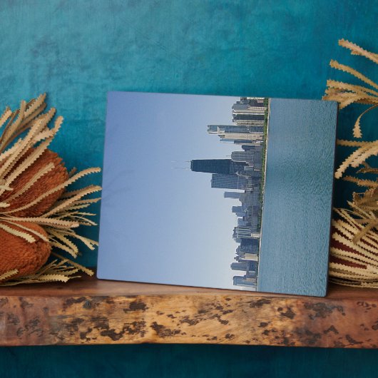 De skyline van Chicago Fotoplaat (Zijkant)