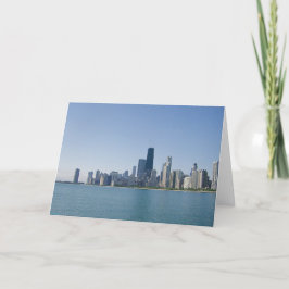 De skyline van Chicago Kaart