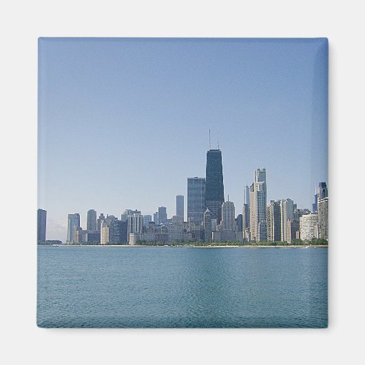 De skyline van Chicago Magneet (Voorkant)