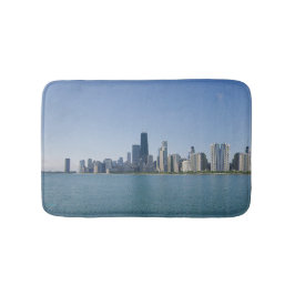 De skyline van Chicago met het weerspiegelde Patro Badmat