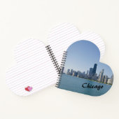 De skyline van Chicago Notitieboek (Binnen)