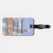 De skyline van Chicago van het Adler Planetarium Bagagelabel (Achterkant horizontaal)