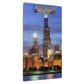 De skyline van Chicago van het Adler Planetarium Klembord (Rechts)