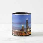 De skyline van Chicago van het Adler Planetarium Mok (Midden)