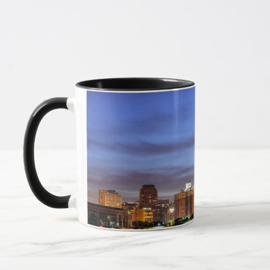 De skyline van Chicago van het Adler Planetarium Mok (Links)
