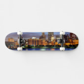 De skyline van Chicago van het Adler Planetarium Persoonlijk Skateboard (Horizontaal)