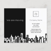 De skyline van de begroting bewegende aankondiging flyer (Voorkant)