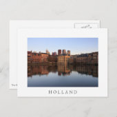 De skyline van Den Haag in Nederland Briefkaart (Voorkant / Achterkant)