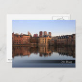 De skyline van Den Haag in Nederland Briefkaart (Voorkant / Achterkant)