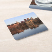 De skyline van Den Haag in Nederland Kartonnen Onderzetters (Schuin)