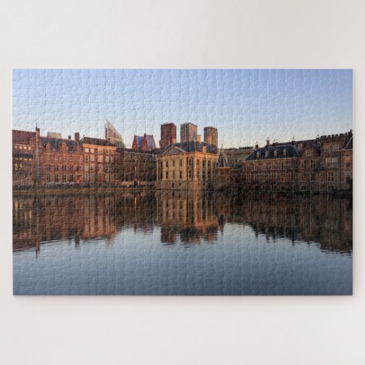 De skyline van Den Haag in Nederland Legpuzzel (Horizontaal)