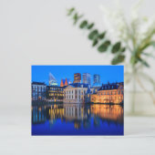 De skyline van Den Haag op het briefkaart van een  (Staand voorkant)