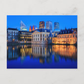 De skyline van Den Haag op het briefkaart van een  (Voorkant)