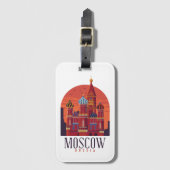 De skyline van het Kremlin Bagagelabel (Voorkant (verticaal))