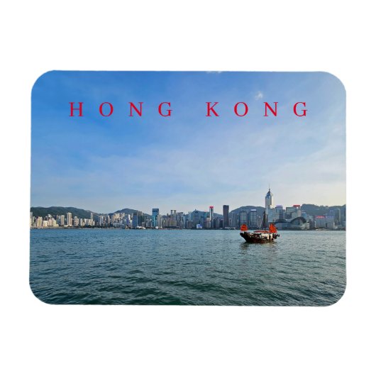 De skyline van Hong Kong en het uitzicht van de bo Magneet (Horizontaal)