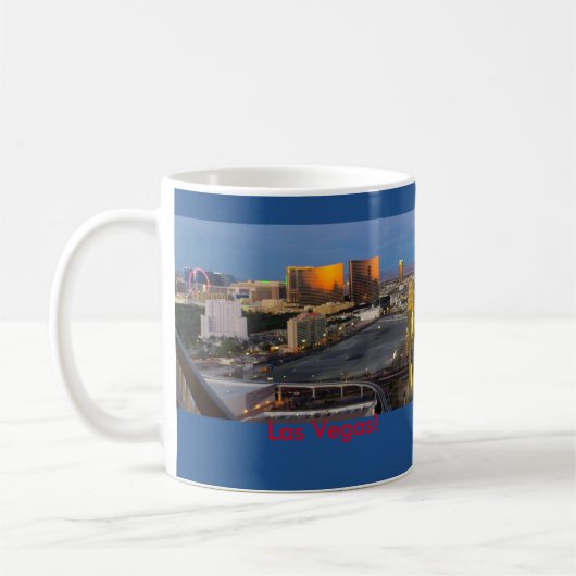 De skyline van Las Vegas Koffiemok (Links)