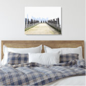 De skyline van Manhattan New York Canvas Afdruk (Insitu (Slaapkamer))