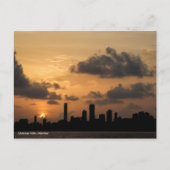 De Skyline van Mumbai op Sunset Briefkaart (Voorkant)