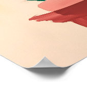 De skyline van New York en de vrijheid in Fauvist Poster (Hoek)