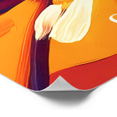 De skyline van San Francisco en de Golden Gate in  Poster (Hoek)