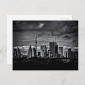De skyline van Toronto vanaf de Pape Ave Bridge nr Briefkaart (Voorkant / Achterkant)