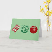 De Sla & de Tomaat van het bacon - BLT! Kaart (Gele Bloem)
