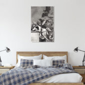 De slaap der rede produceert monsters canvas afdruk (Insitu (Slaapkamer))