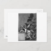 De slaap der rede veroorzaakt monsters van Francis Briefkaart (Voorkant / Achterkant)