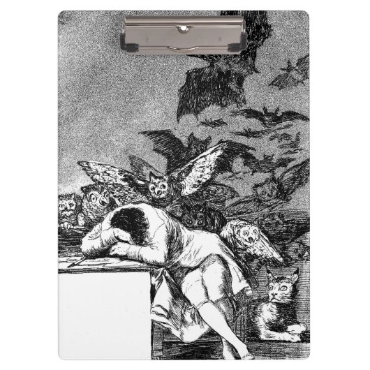 De Slaap Van de Rede Baart Monsters, Goya Klembord (Voorkant)