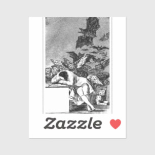 De Slaap Van de Rede Baart Monsters, Goya Sticker