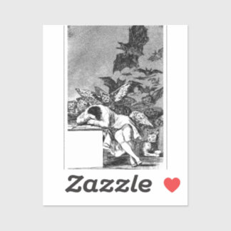 De Slaap Van de Rede Baart Monsters, Goya Sticker