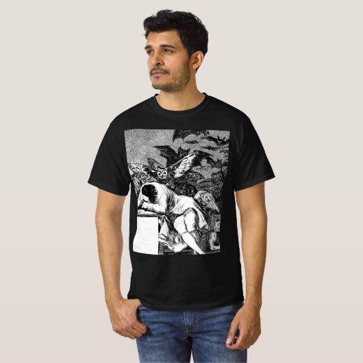 De Slaap Van de Rede Baart Monsters, Goya T-shirt (Voorkant volledig)