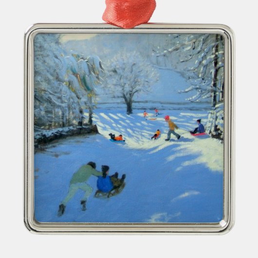 De Slaap Youlgreave duwen Metalen Ornament (Voorkant)