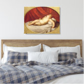 De slaapcoupon canvas afdruk (Insitu (Slaapkamer))
