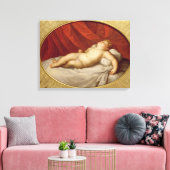 De slaapcoupon canvas afdruk (Insitu (Woonkamer))