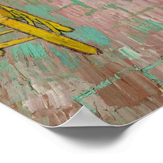 De slaapkamer (1889) van Vincent Van Gogh Poster (Hoek)